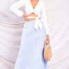BLUE MAXI SKIRT